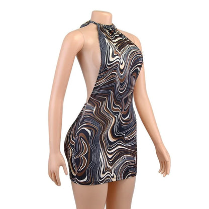 Robe Mini Moulante Dos Nu – Élégance & Séduction